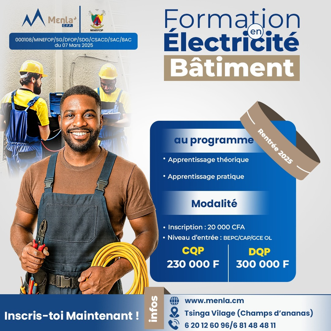 Formation Électricité Bâtiment